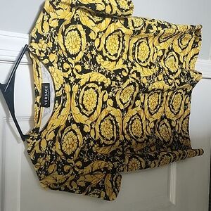 Boy's Barocco-Print T-Shirt, 8-14